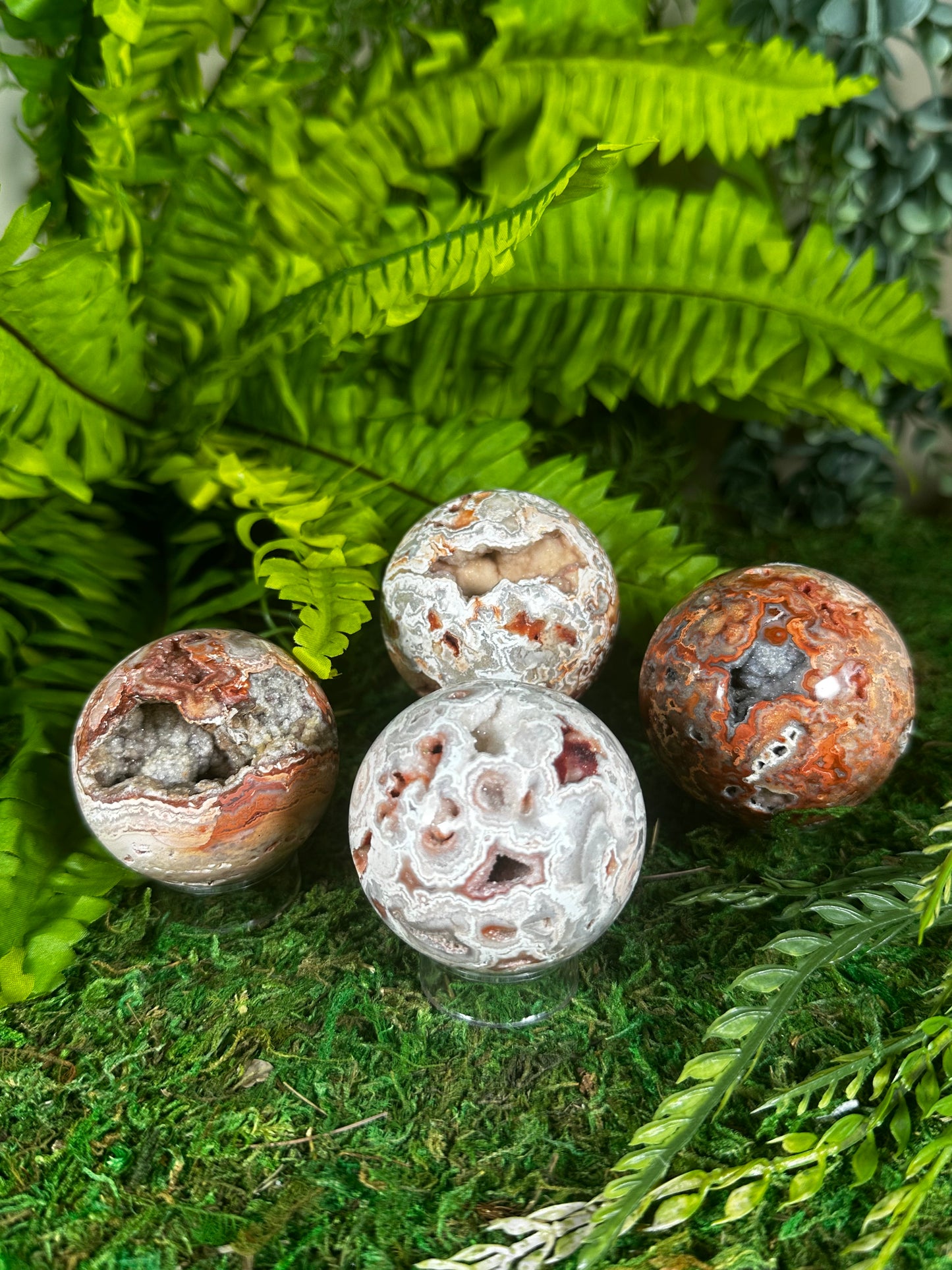 Crazy Lace Agate Spheres