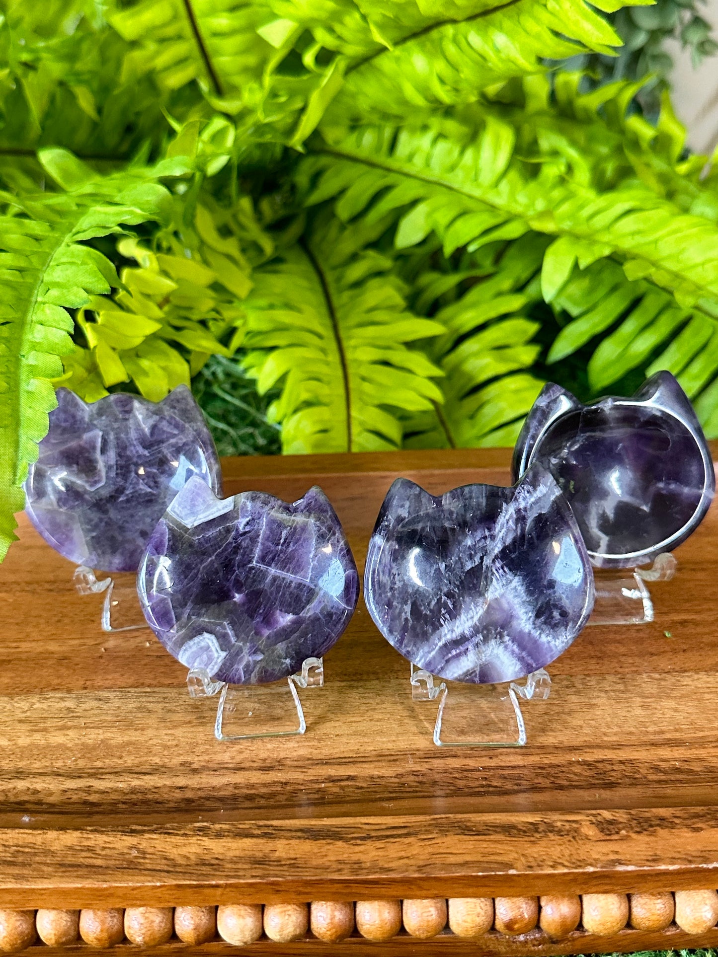 Dream Amethyst Cat Bowls